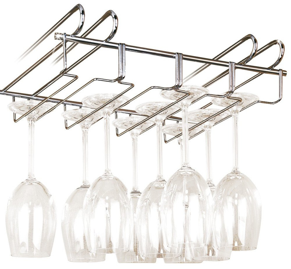 Kuchyňský věšák na brýle - pojme až 12 kusů, WENKO 2748140100 stříbrný