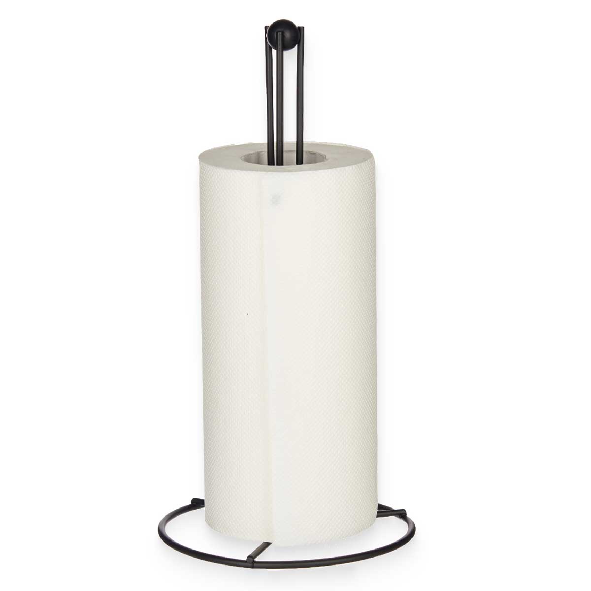 Kinvara Stojan na papérové ručníky s dekorační kuličkou černá