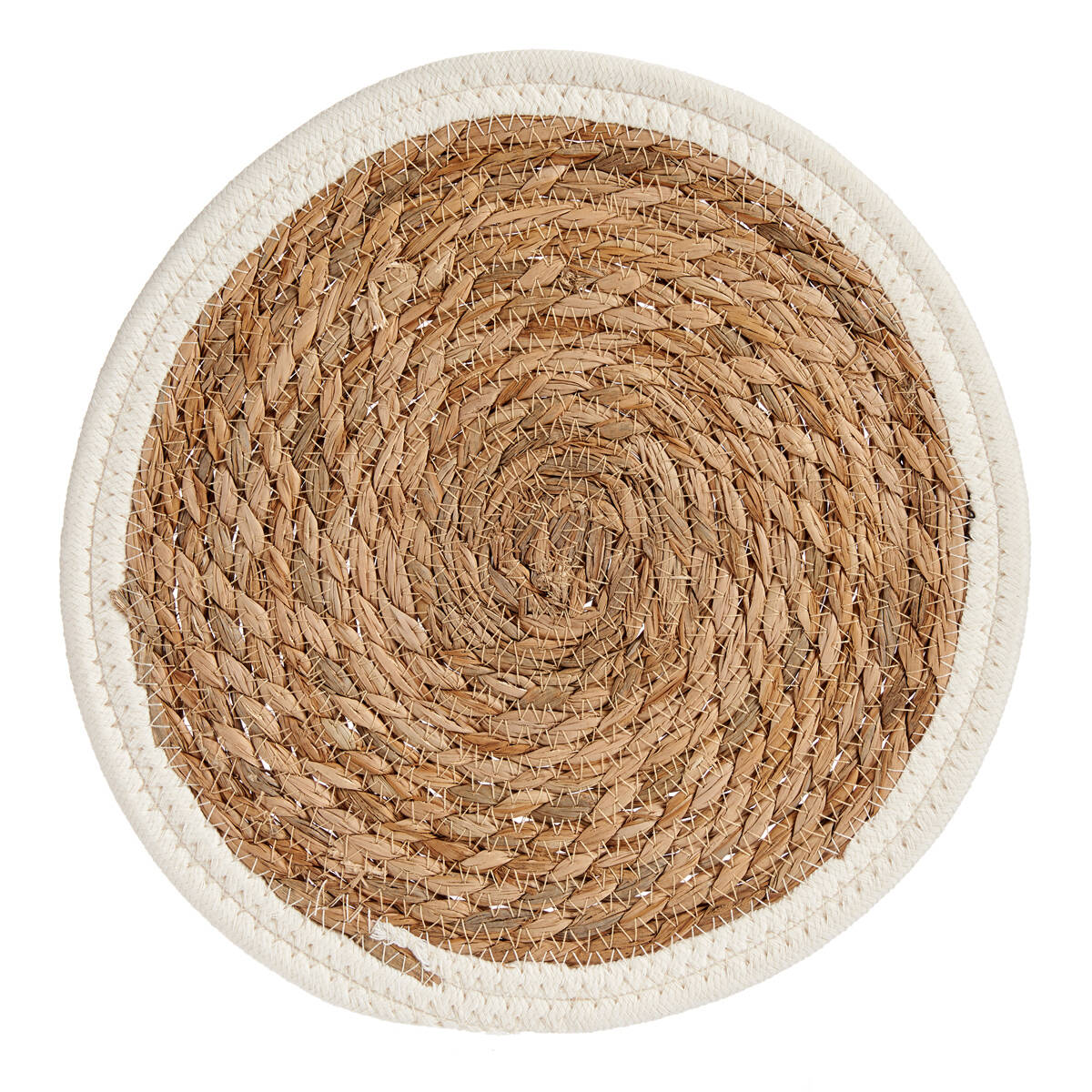 Giftdecor Prostírání s bílým okrajem, 30 cm hnědá