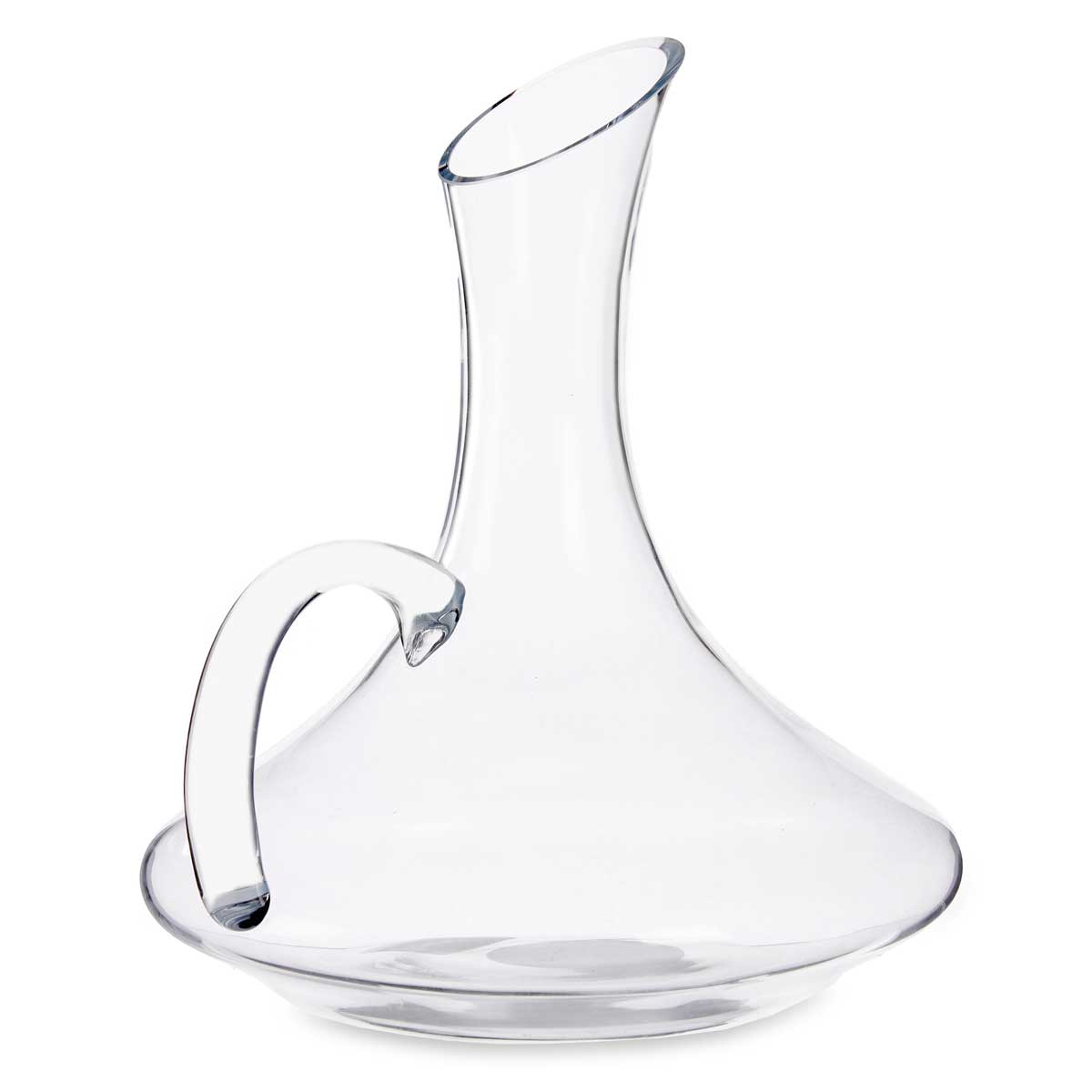 Vivalto Karafa na víno s uchem, 1,5 l transparentní