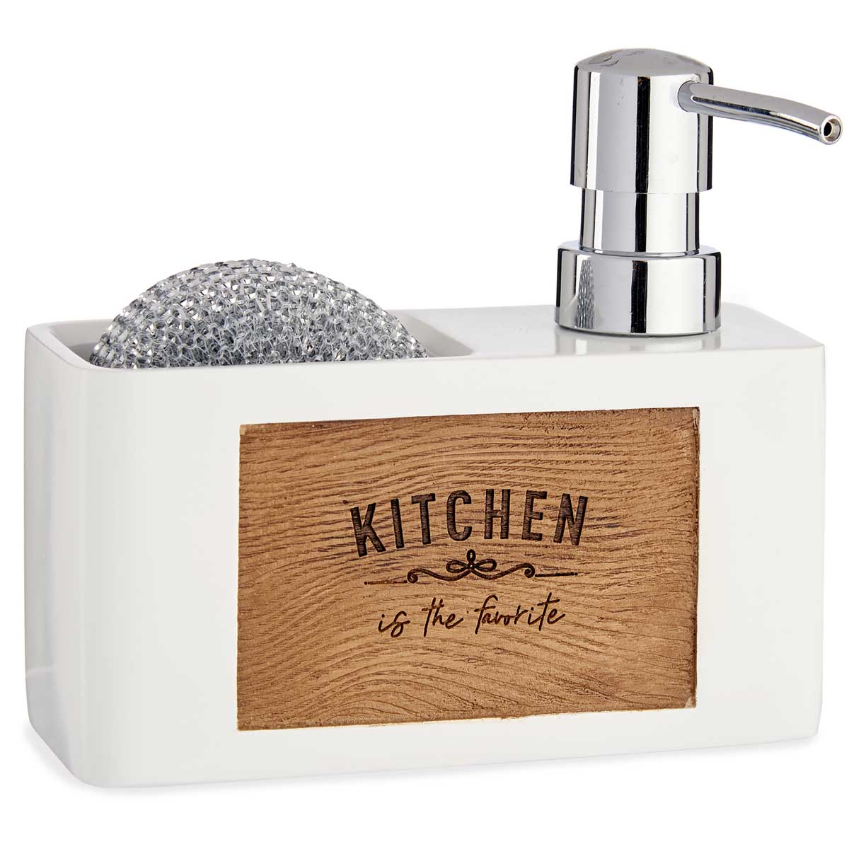 Kinvara Dávkovač saponátu s místem pro houbičku bílá