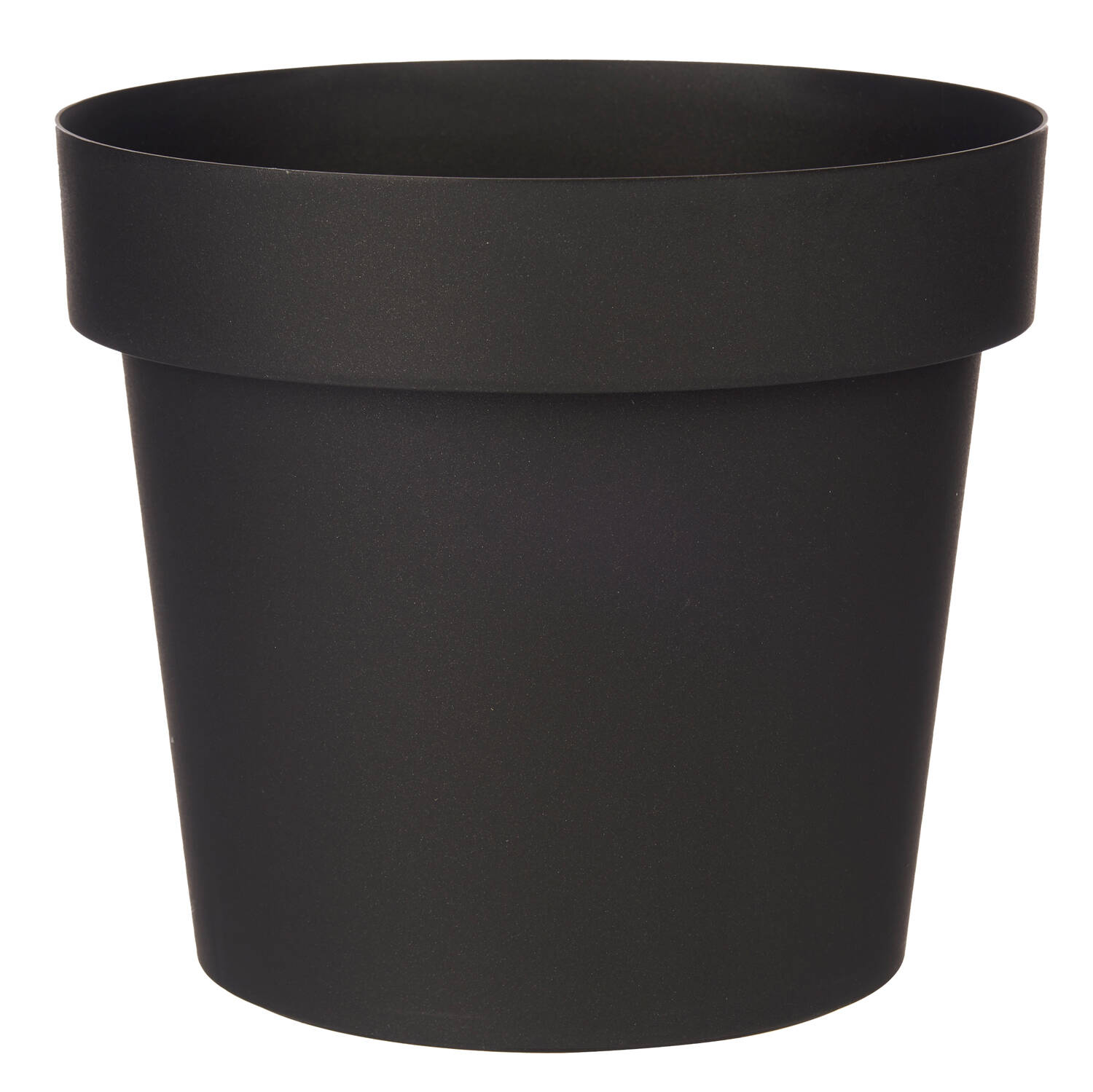 IBERGARDEN Samozavlažovácí plastový květináč, antracitový antracitová