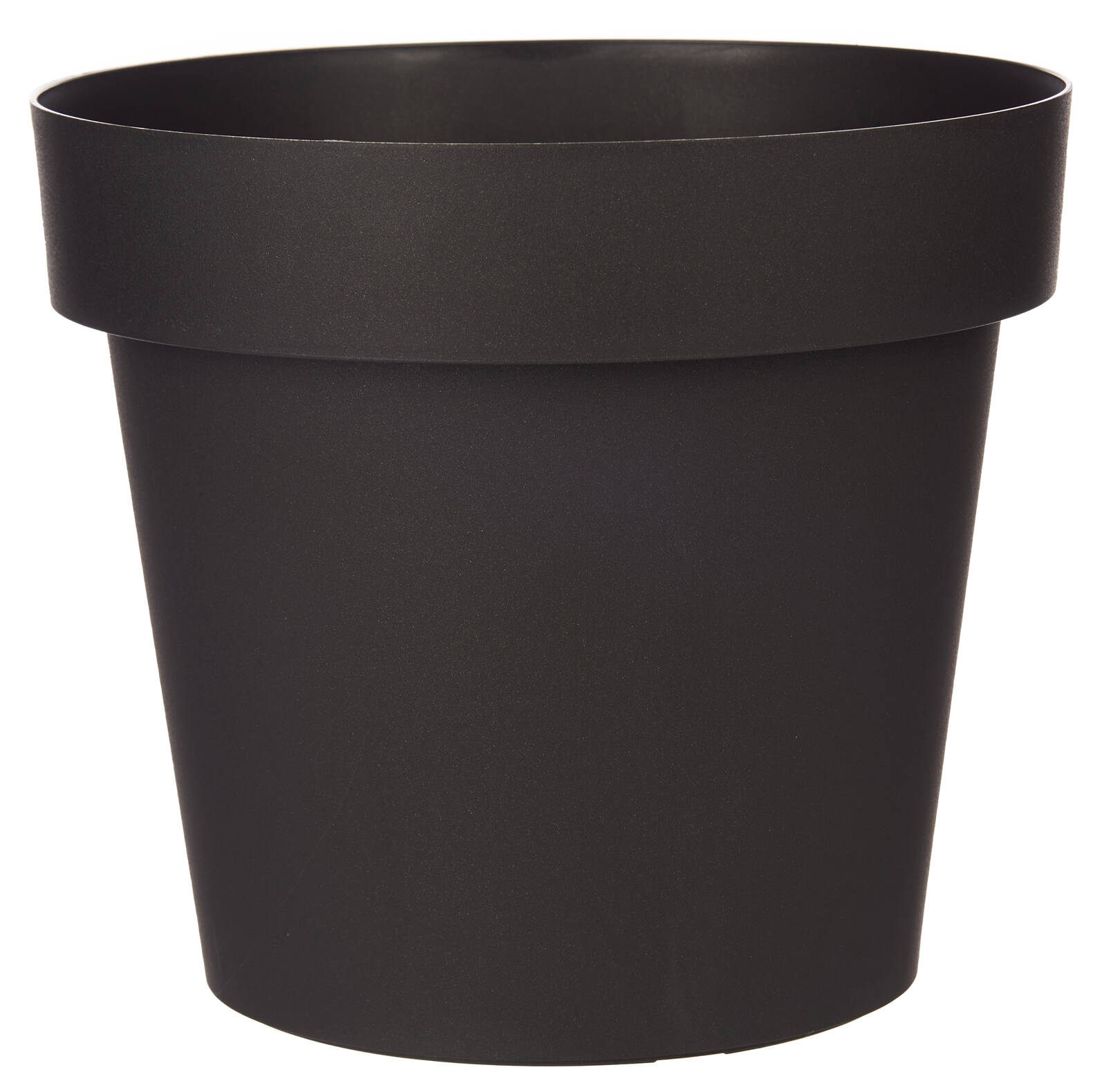 IBERGARDEN Samozavlažovácí plastový květináč, antracitový antracitová