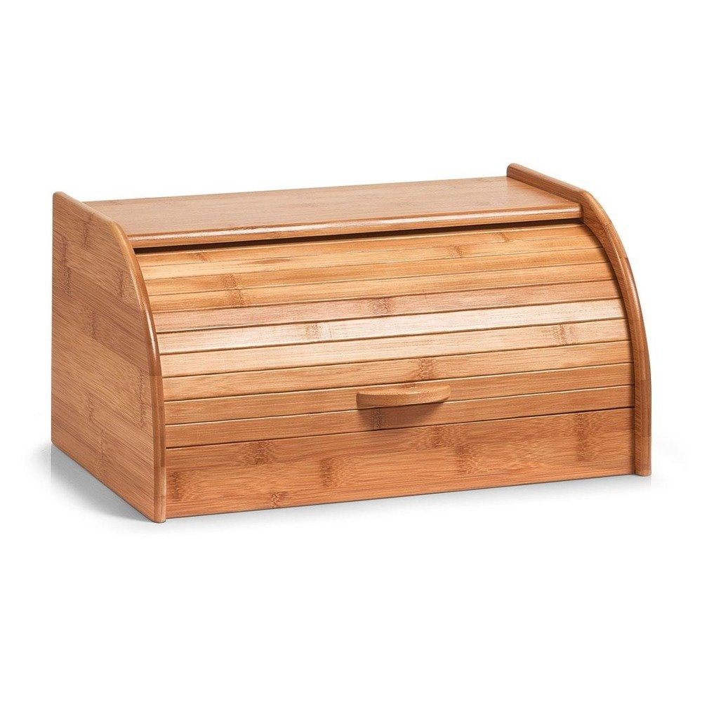 Bambusový chlebník, box na chleba, 40x26x20cm, ZELLER 25347 hnědý