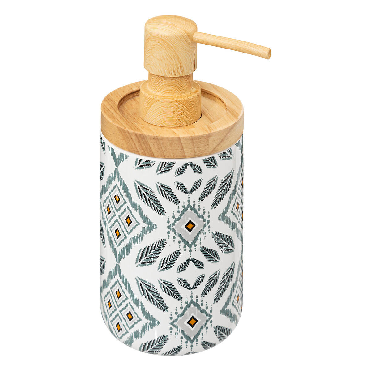 5five Simply Smart Dávkovač mýdla HAPACHE, etnický vzor, Ø 7,7 cm modrá