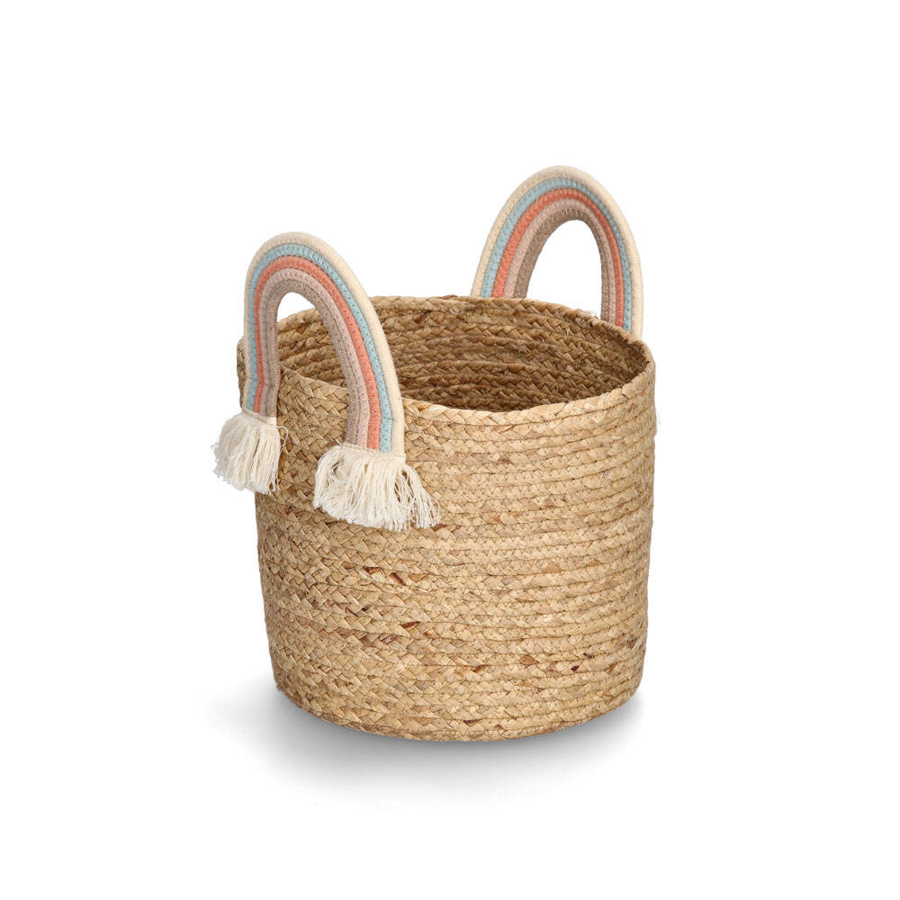 Zeller Úložný pletený košík z mořské trávy, ⌀ 35 cm hnědá