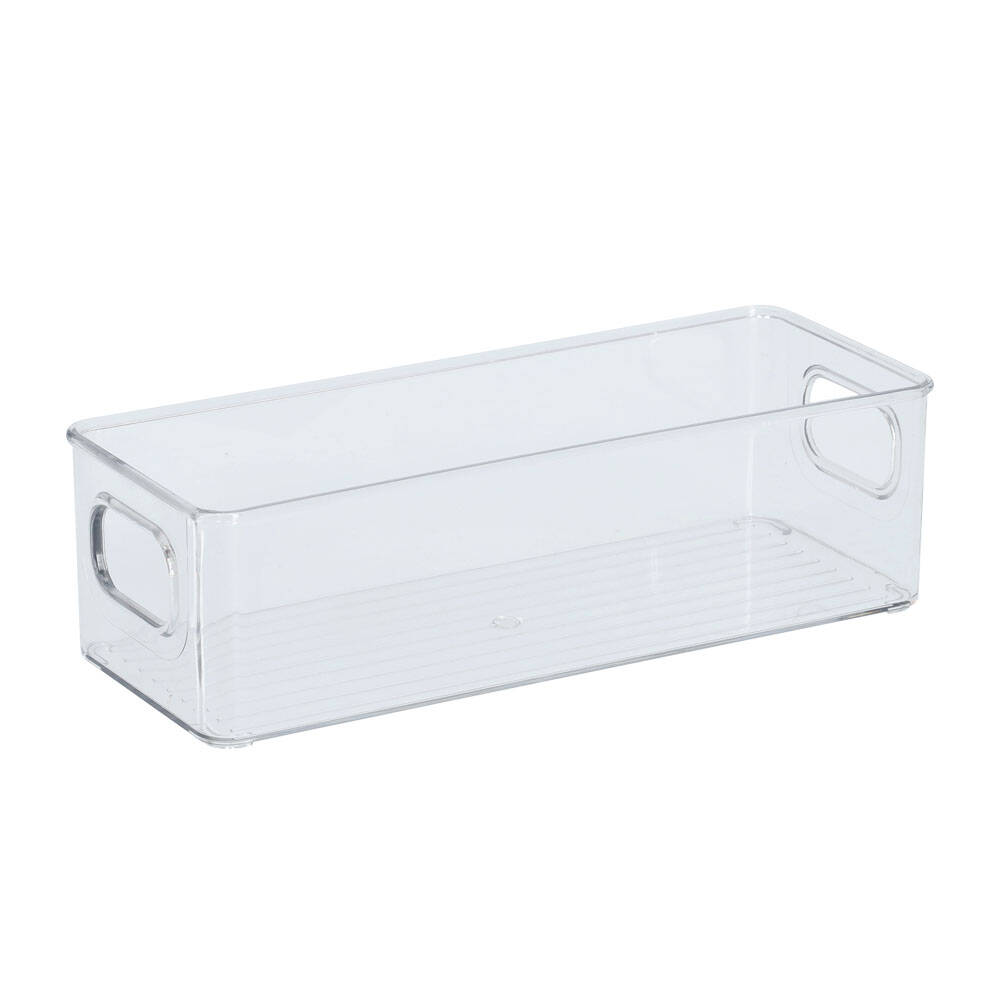 Zeller Transparentní plastový organizér, 25,5 x 9,5 x 7,6 cm transparentní