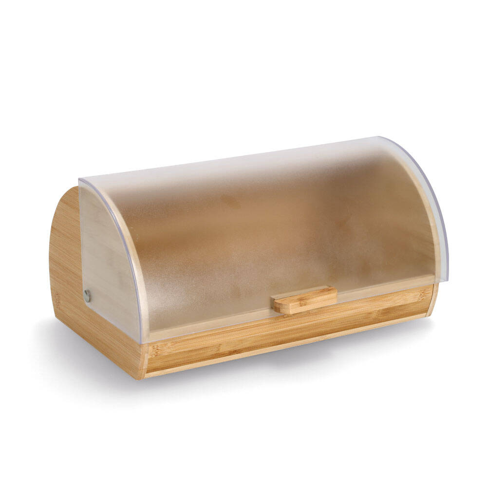 Zeller Chlebník s transparentním víkem, 39 x 25 cm hnědá