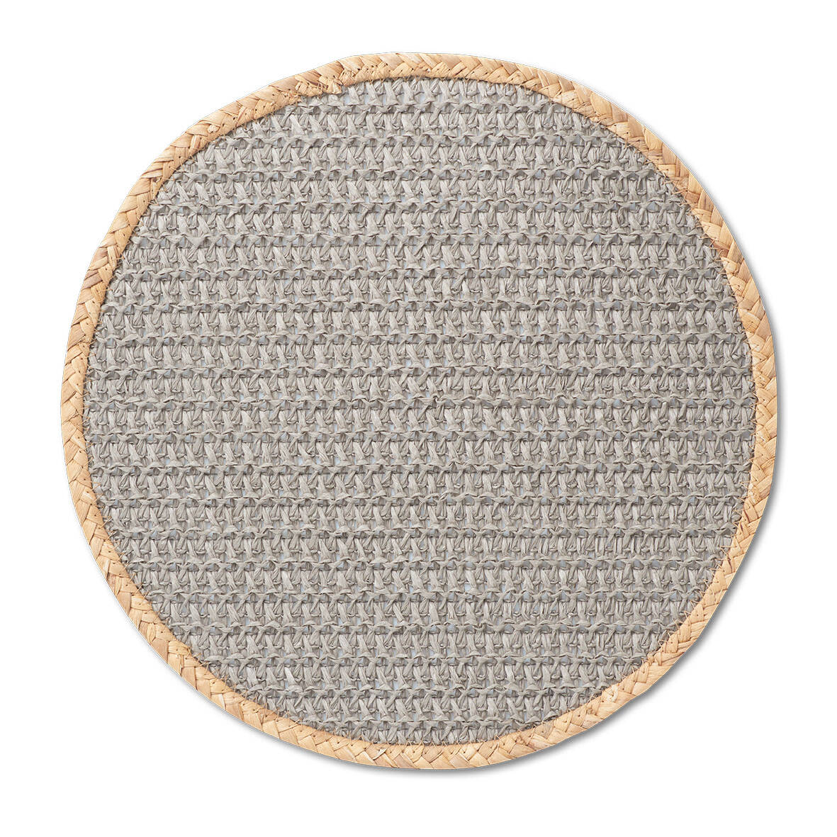 Zeller Stolní podložka NATURE, Ø 38 cm šedá