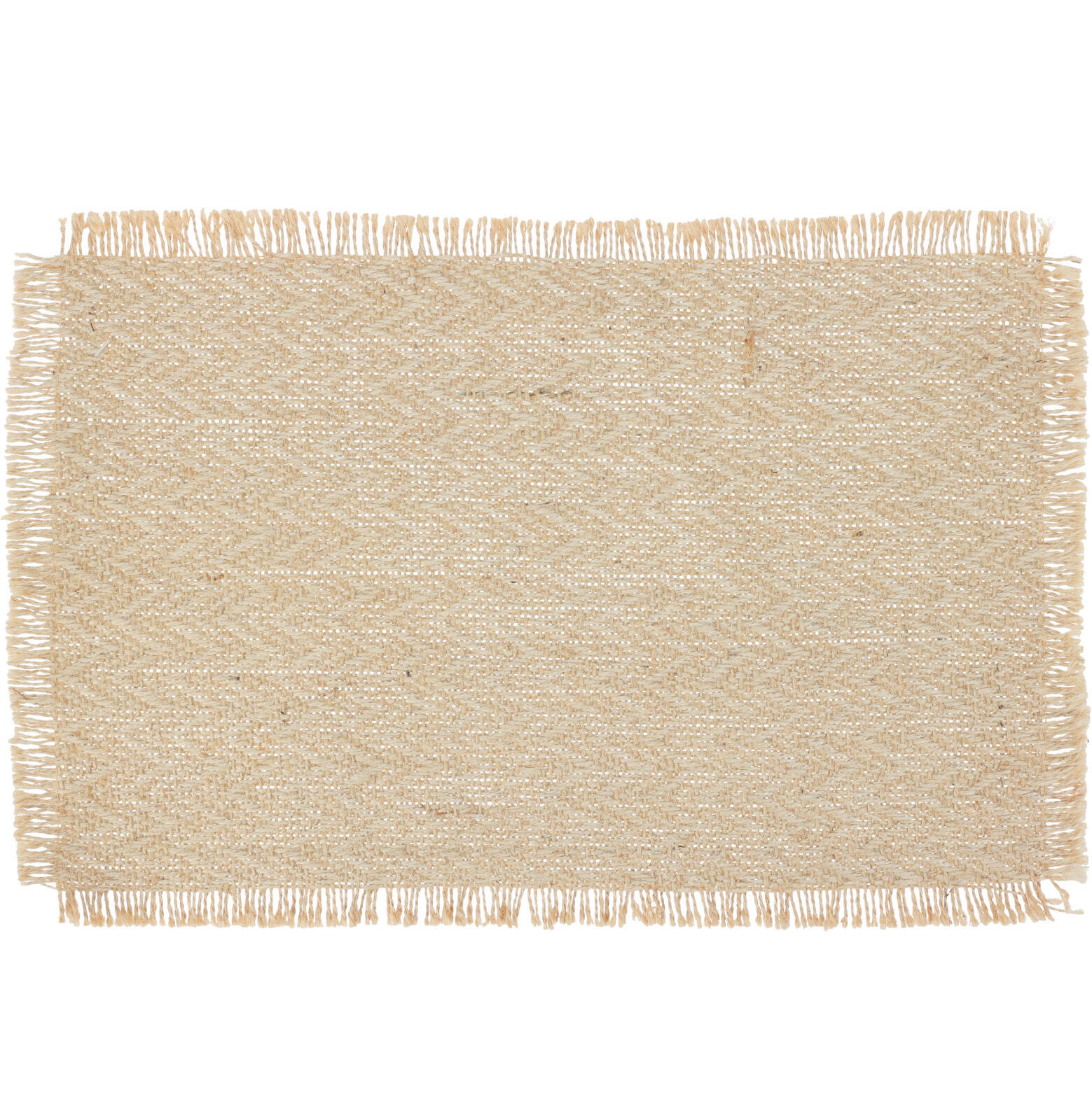Home Styling Collection Podložka pod talíř, juta, 45 x 30 cm béžová