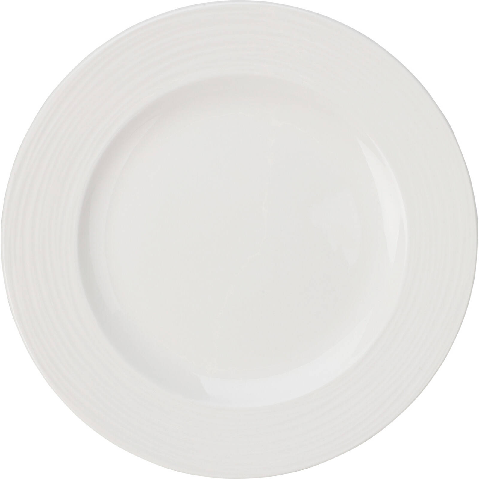 Siaki Obědový mělký talíř, porcelánový, bílý, O 27 cm bílá