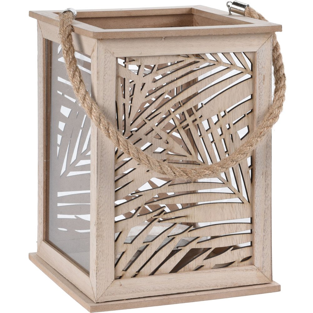 Home Styling Collection Lucerna LEAF DESIGN - na svíčku, 18x26 cm NB1400590 hnědá