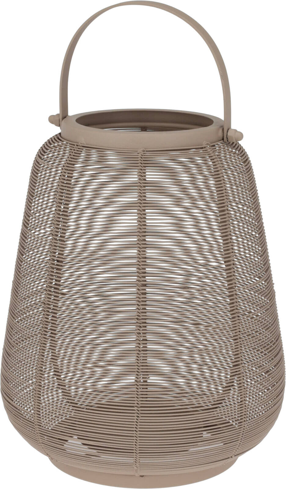 Home Styling Collection Lucerna s kovovým držákem, 16 x 19 cm béžová