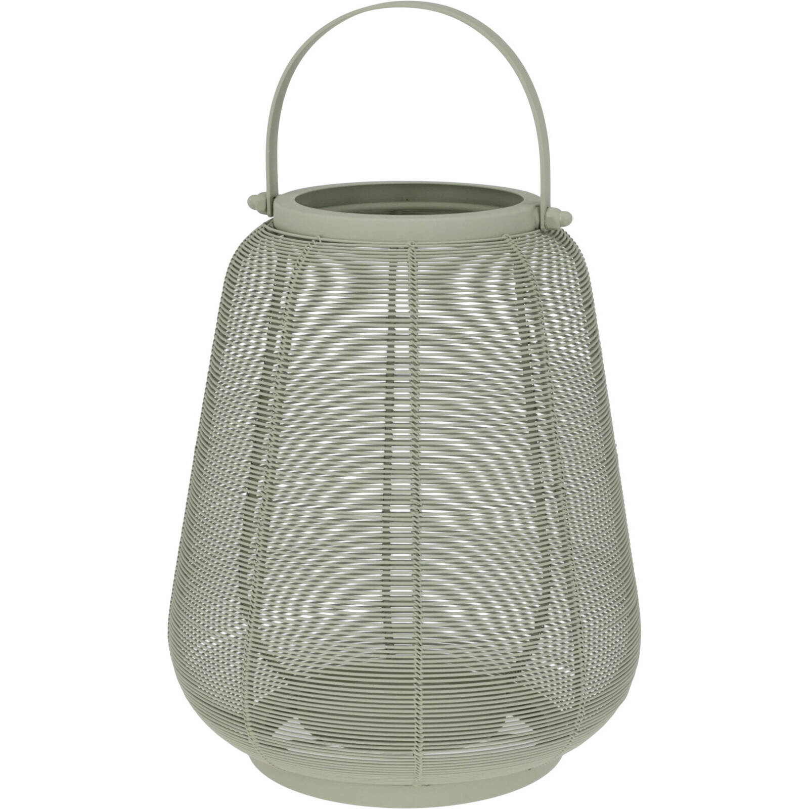 Home Styling Collection Lucerna s kovovým držákem, 16 x 19 cm zelená