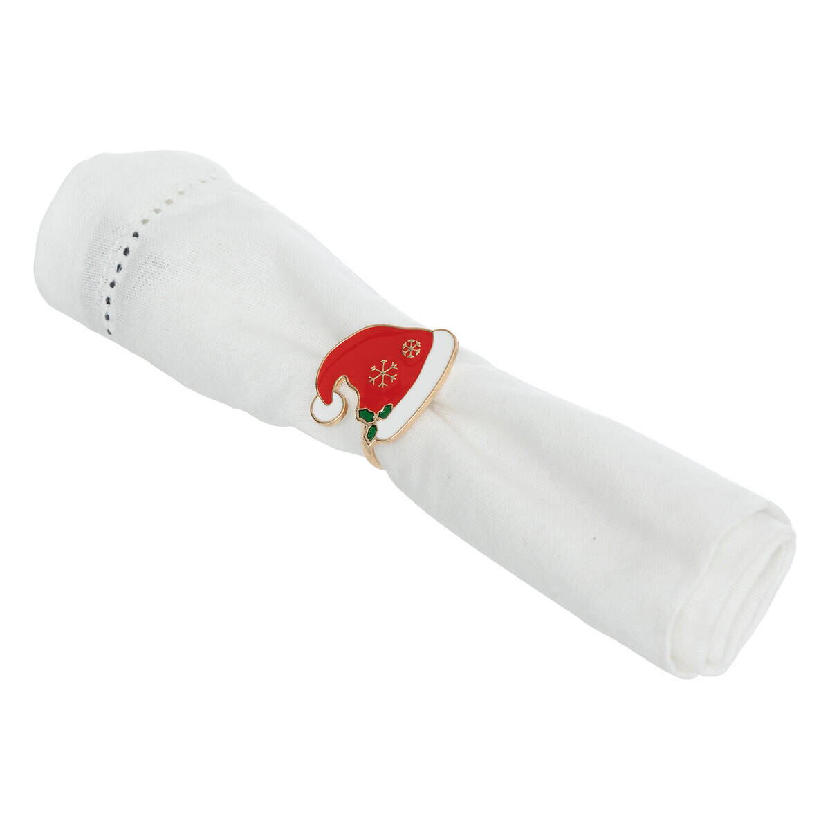 Atmosphera Vánoční kroužky na ubrousky, kovové, 2 kusy vícebarevná