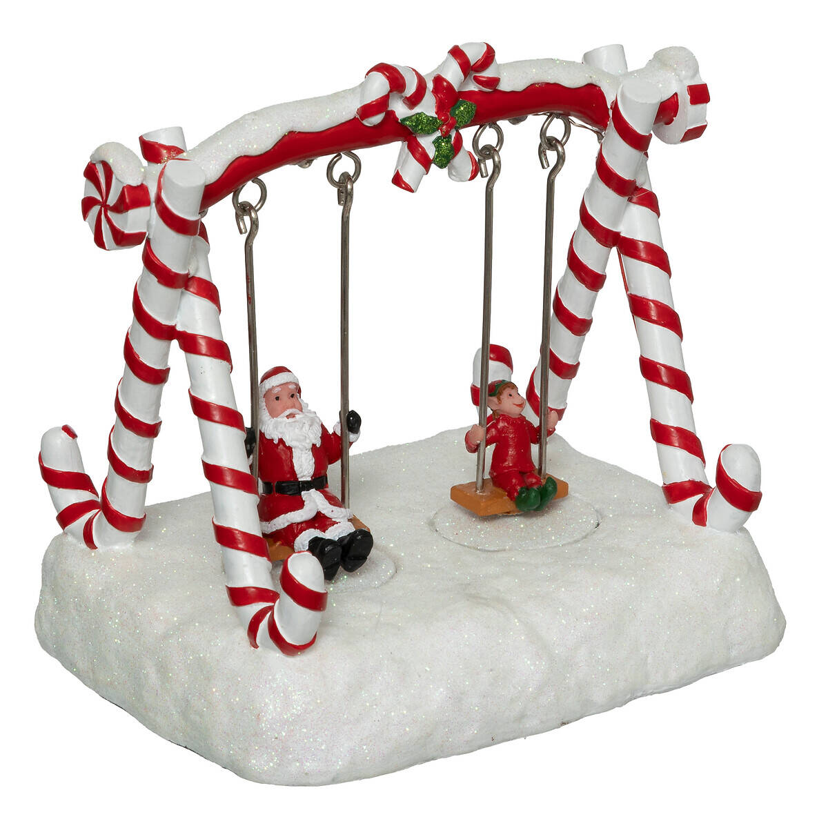 Fééric Lights and Christmas Pohyblivá vánoční figurka s osvětlením, 16 x 12,5 cm vícebarevná