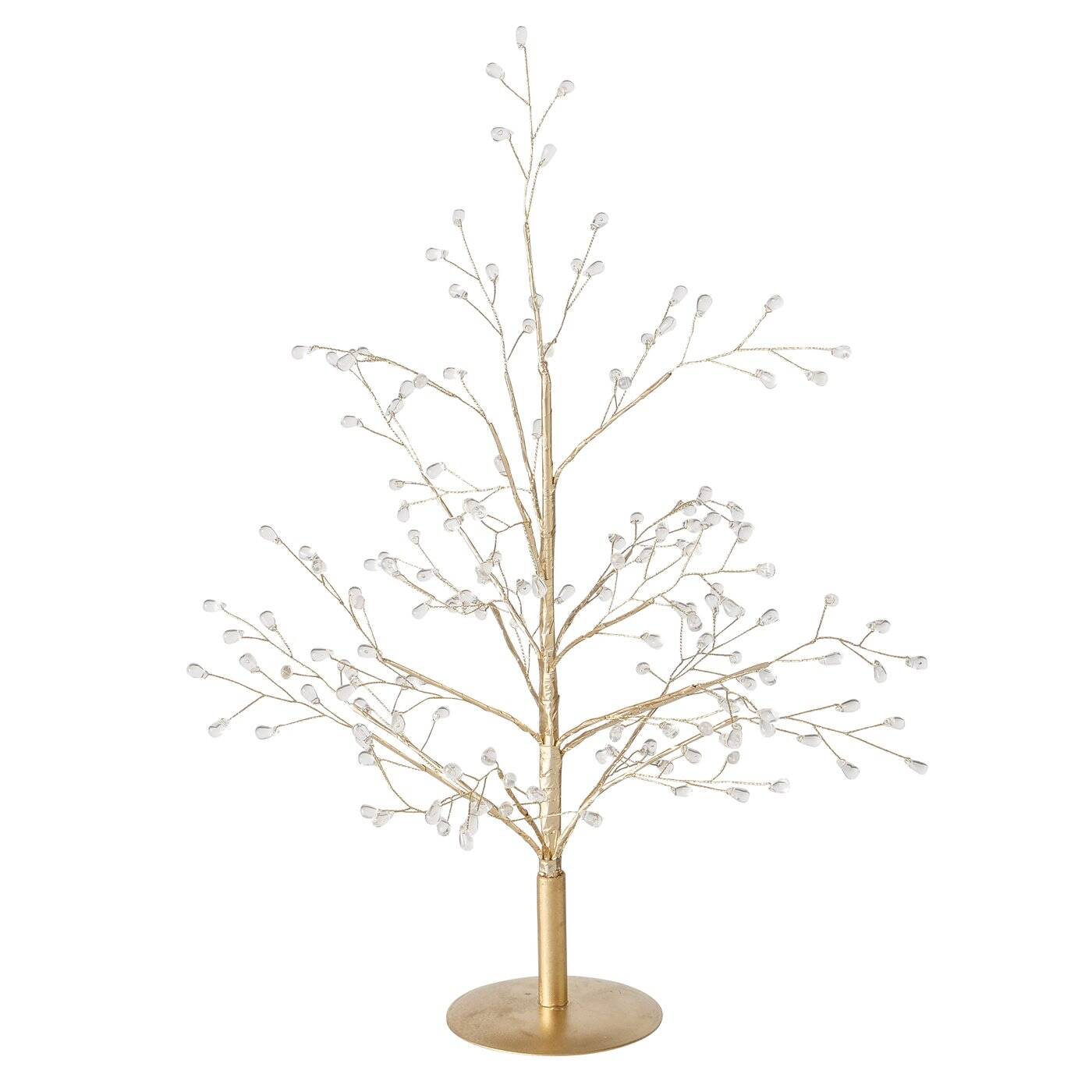 Boltze Xmas Dekorační zlatý strom GLOOMY, 40 cm zlatý