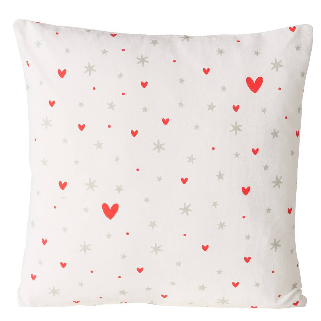 Boltze Home Dekorační polštář se vzorem ANELLA, 45 x 45 cm bílá