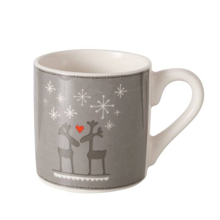 Boltze Home Šálek na espresso se soby LOVELIES šedá