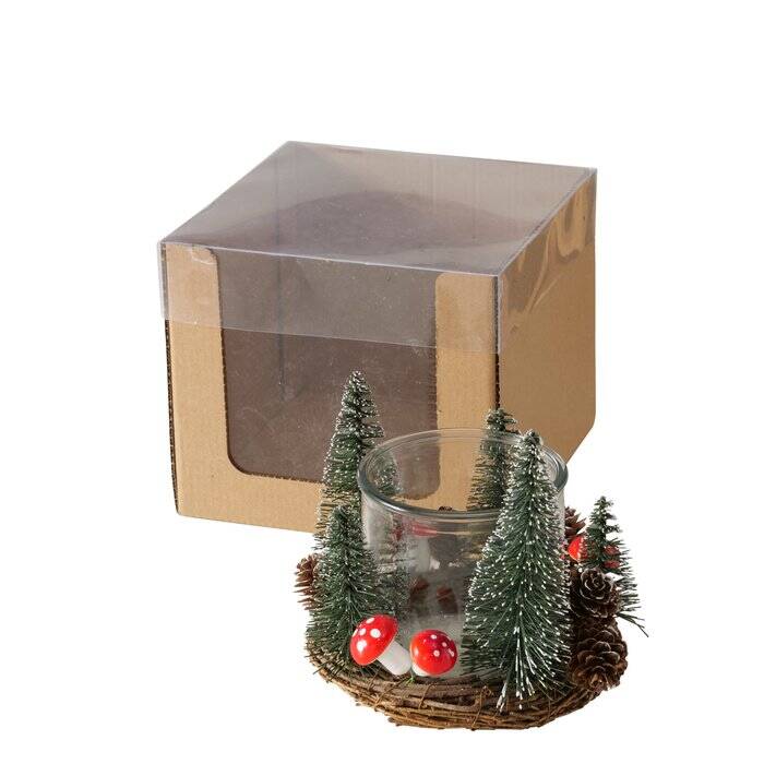 Boltze Home Vánoční svícen FAIRYTALE, wýš, 13,9 cm vícebarevná