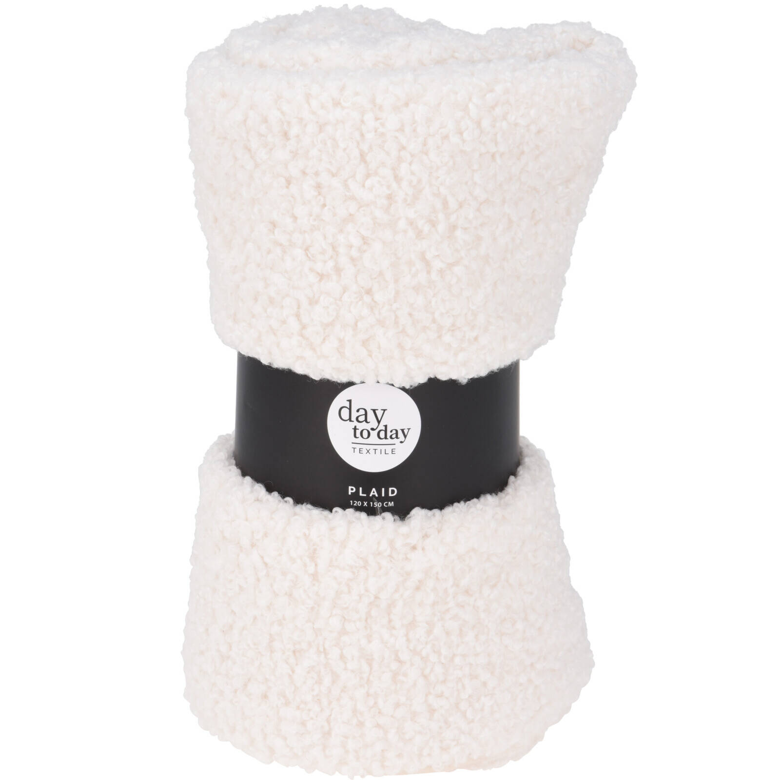Home Styling Collection Tlustá deka boucle TEDDY, 150 x 120 cm bílá