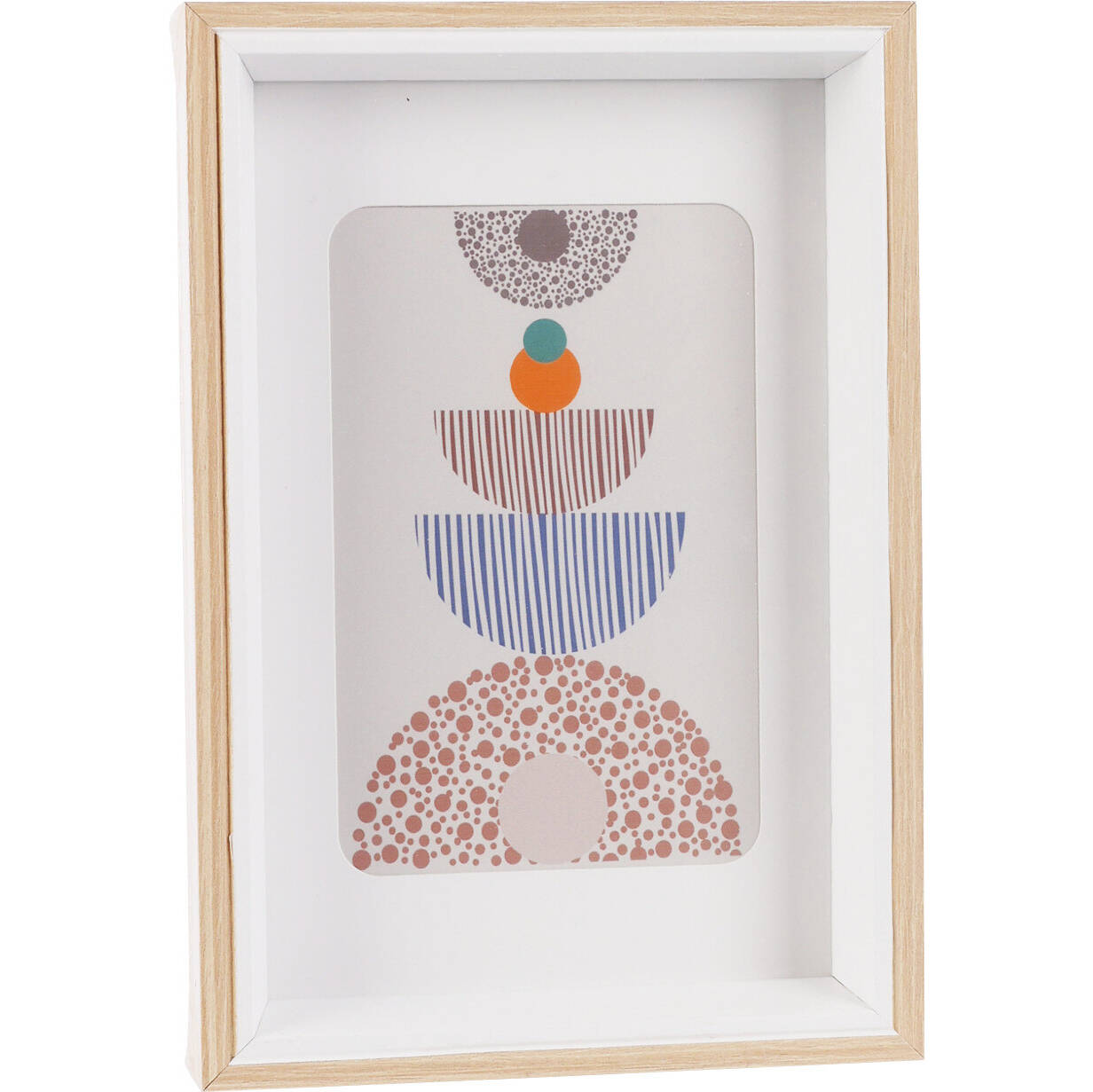 Home Styling Collection Fotorámček s passe-parout, 15 x 22 x 3 cm béžová