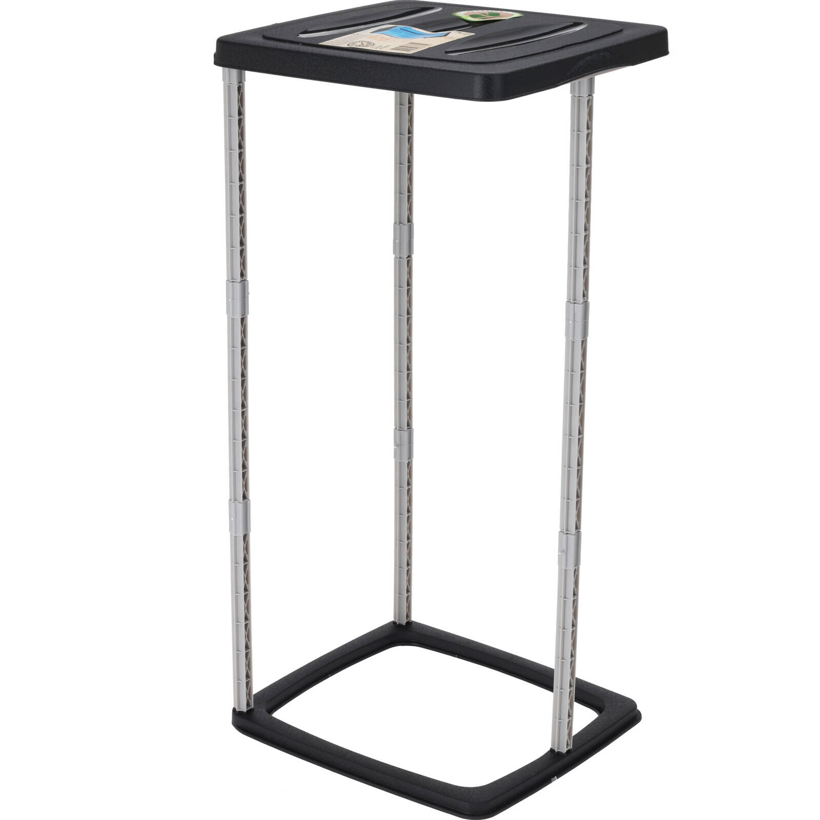 Home Styling Collection Stojan na odpadkové pytle s krytem, ​​na 60 l pytle, (velikost) černá