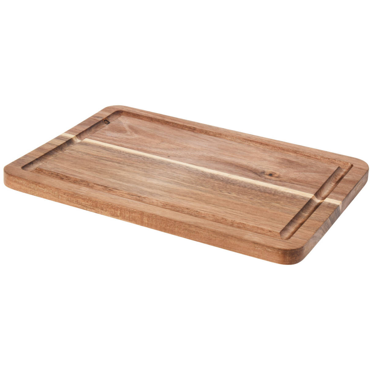 EH Excellent Houseware Krájecí prkénko z akáciového dřeva WOOD, 20 x 28,2 x 1,6 cm hnědá