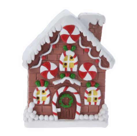 Home Styling Collection Figurka Perníkový domek, 10 cm, vícebarevný vícebarevná