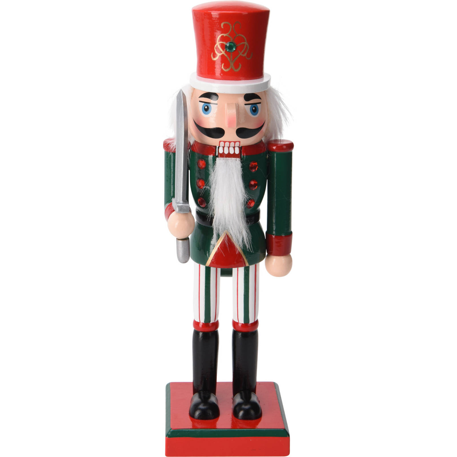 Home Styling Collection Louskáček na ořechy, figurka z borového dřeva, 25 cm vícebarevná