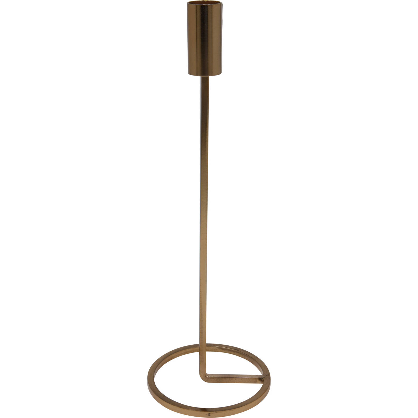 Home Styling Collection Minimalistický svícen na jednu svíčku, 31 cm zlatá