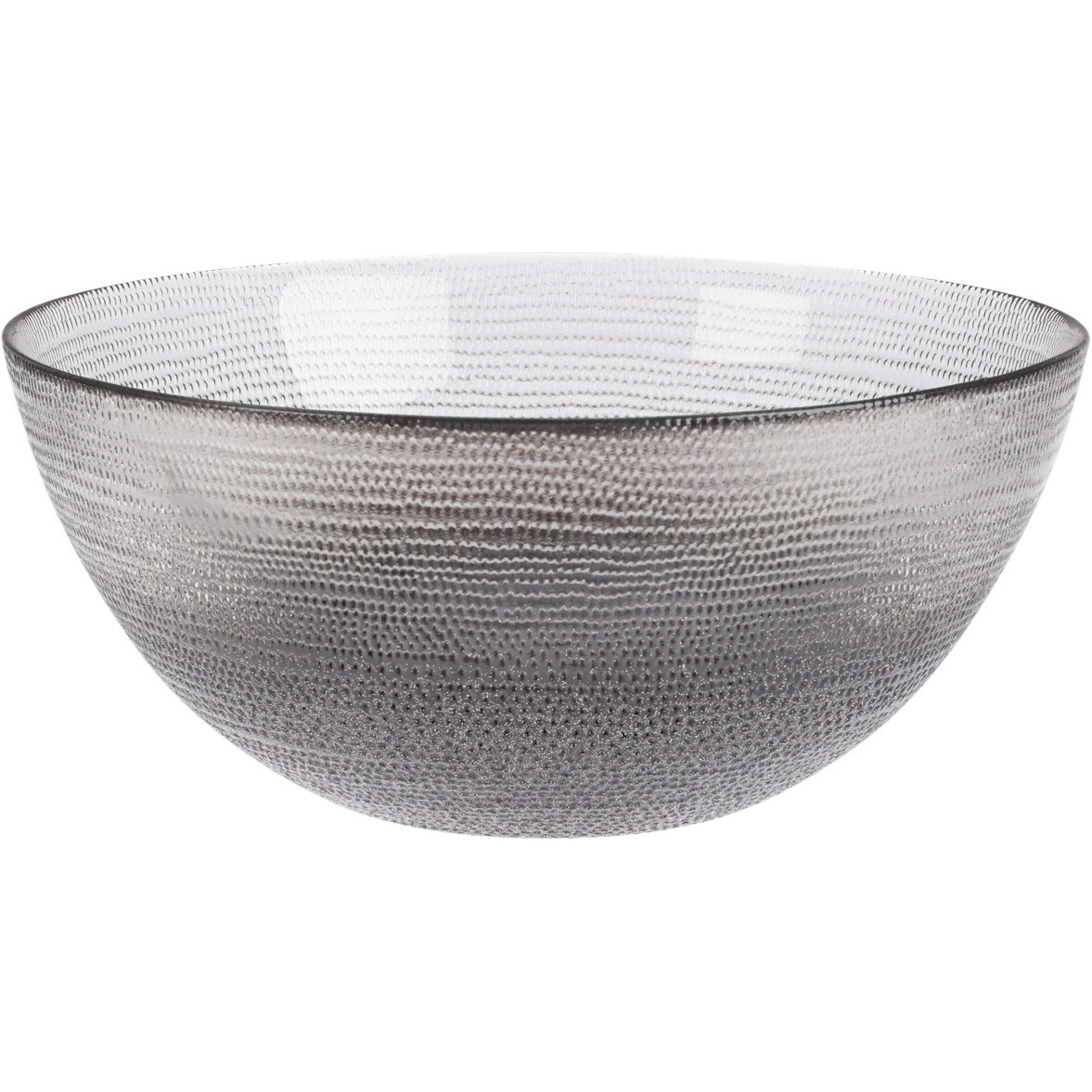 Home Styling Collection Skleněná miska LAKRIS, Ø 21 cm antracitová