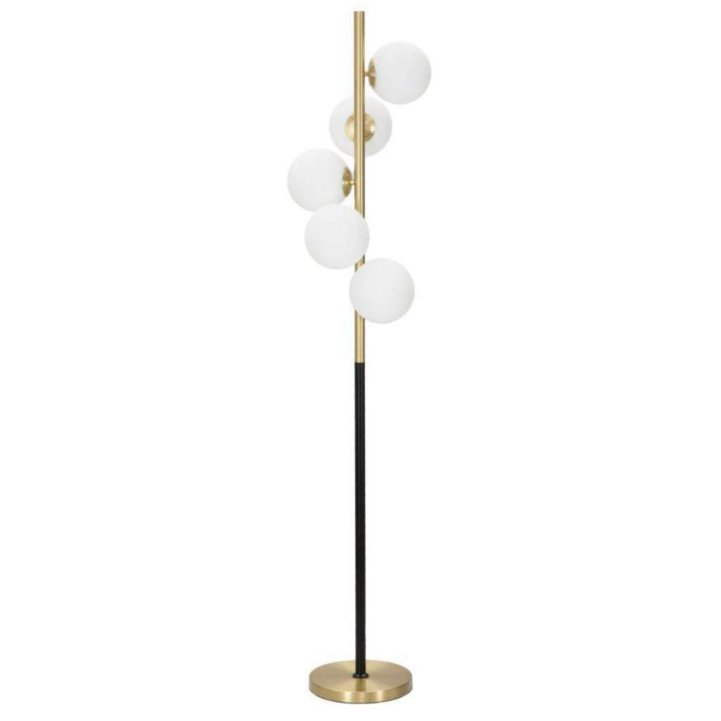 Mauro Ferretti Stojací lampa GLAMY DARK, 160 cm zlatý