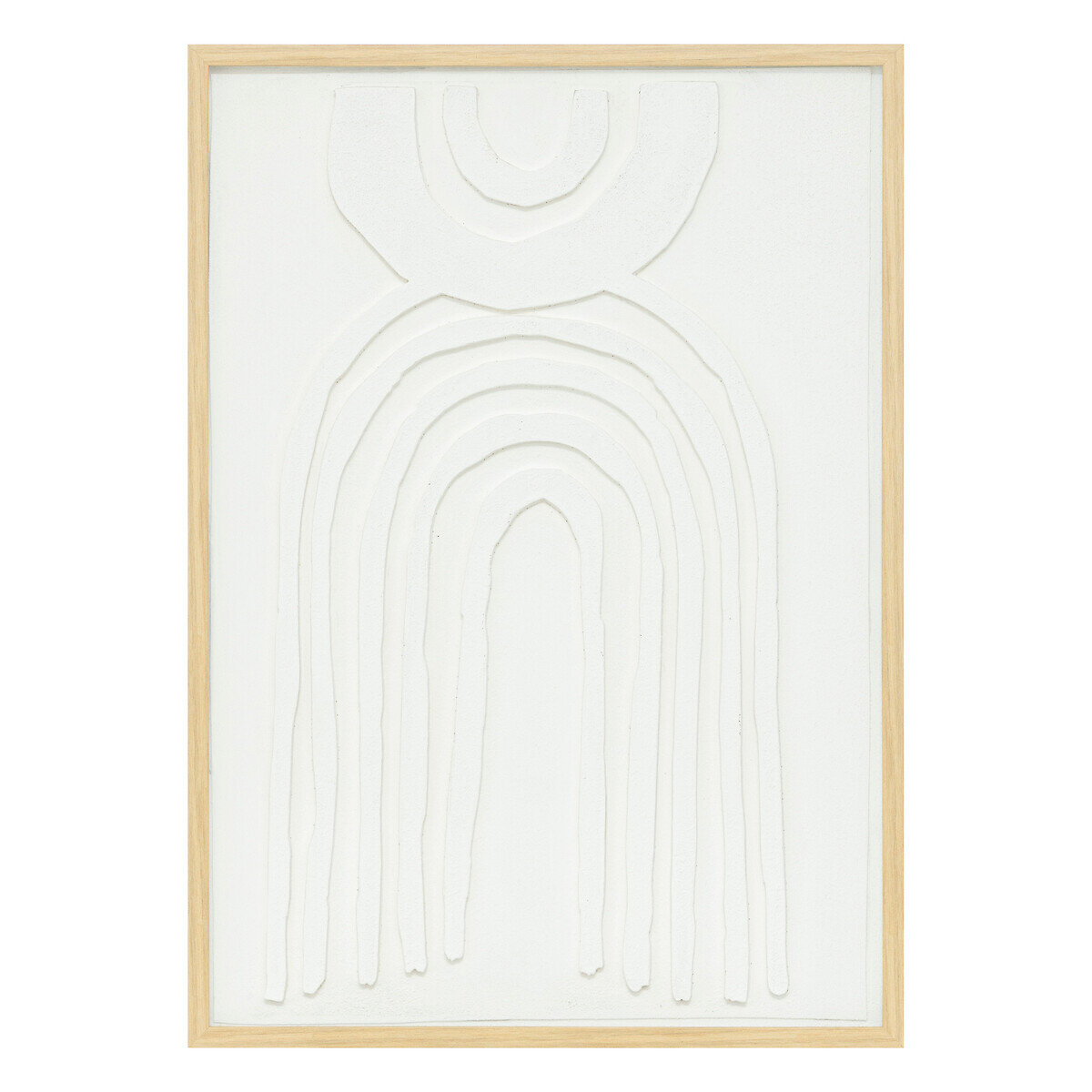 Atmosphera Obraz v rámu BOBBY, 50 x 70 cm bílá