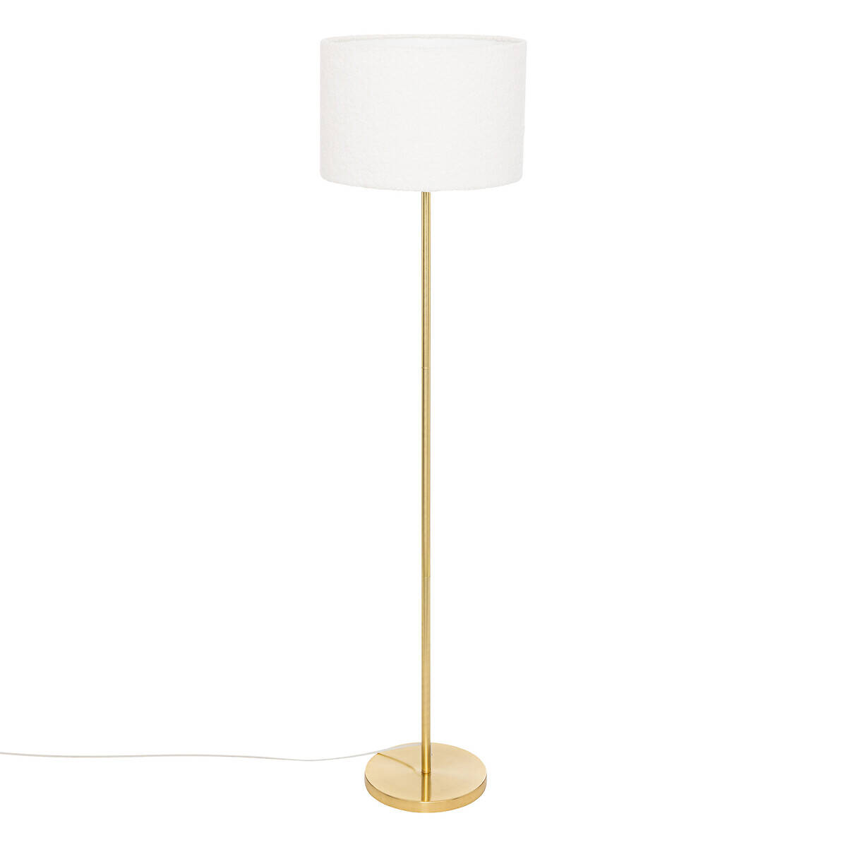 Atmosphera Stojací lampa s abažurem TINA, 150 cm bílá