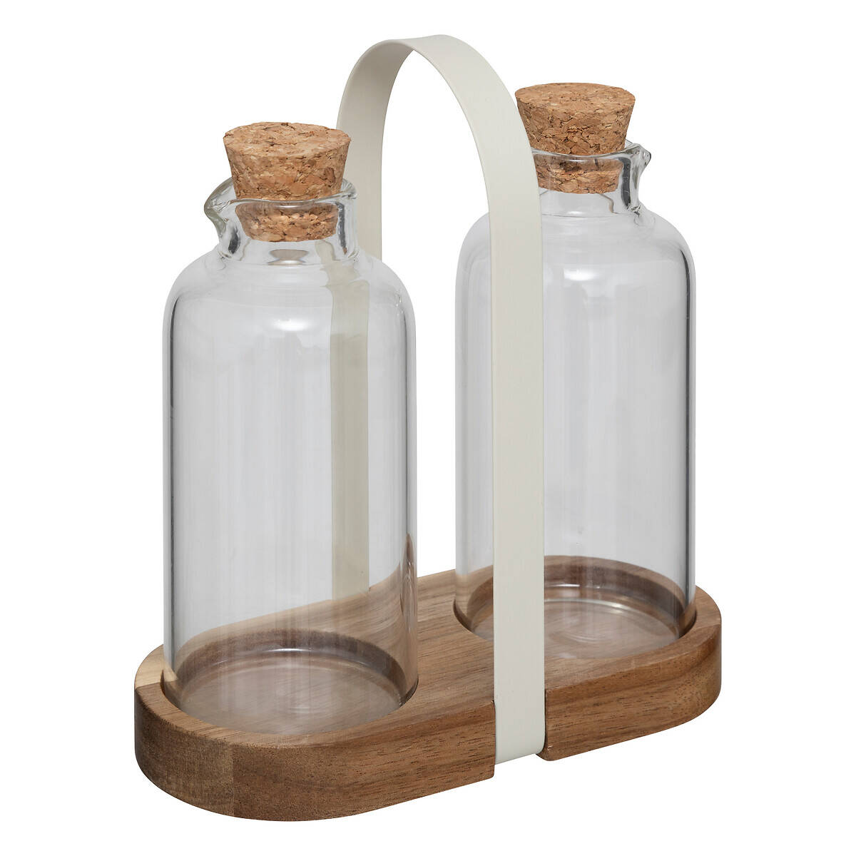 5five Simply Smart Lahve na olej a ocet HARMONY, 2 karafy 300 ml hnědá