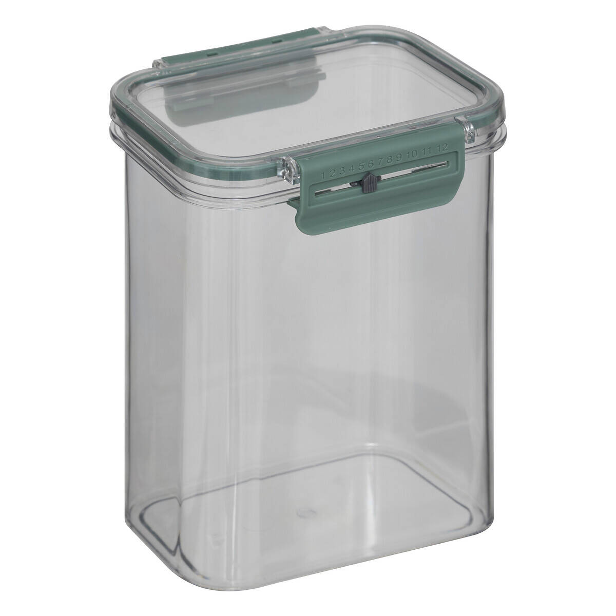 5five Simply Smart Hermetická nádoba na potraviny PP NEO s datovníkem, 1300 ml transparentní