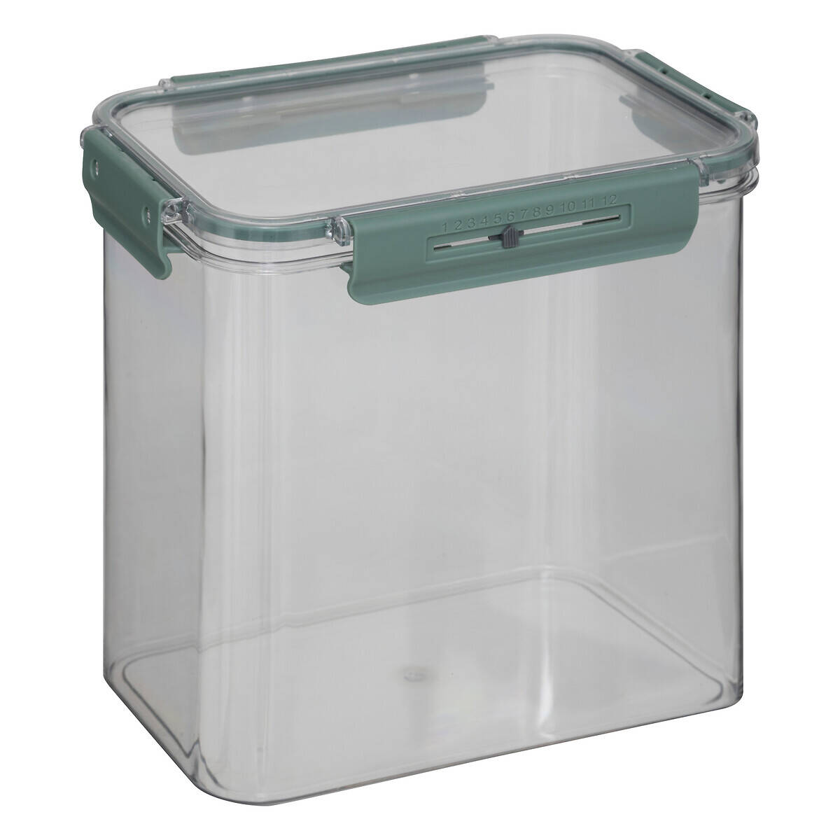 5five Simply Smart Hermetická nádoba na potraviny PP NEO s datovníkem, 4000 ml transparentní