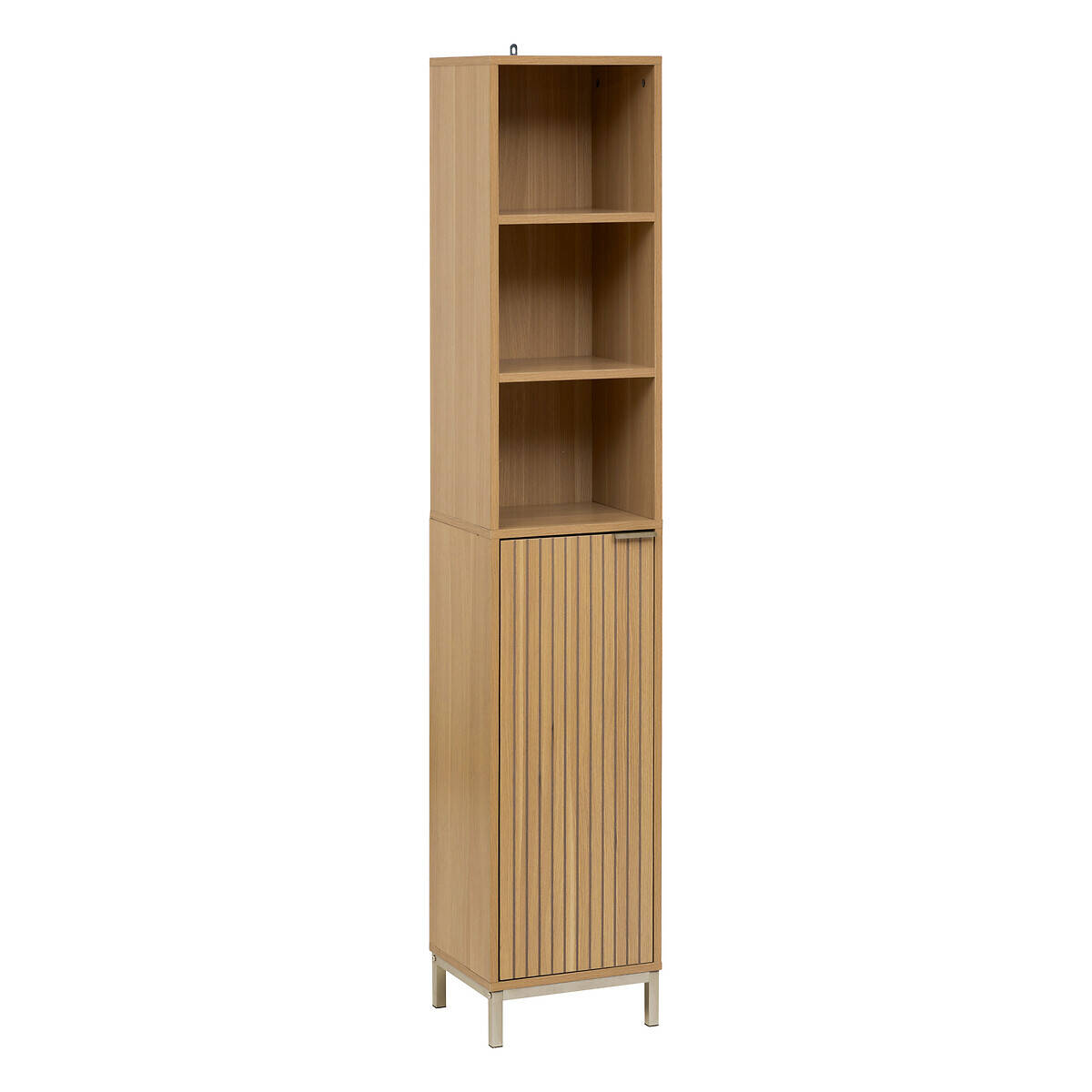 5five Simply Smart Úzký koupelnový regál TASSO sloupek, 33 x 28 x 168 cm hnědá