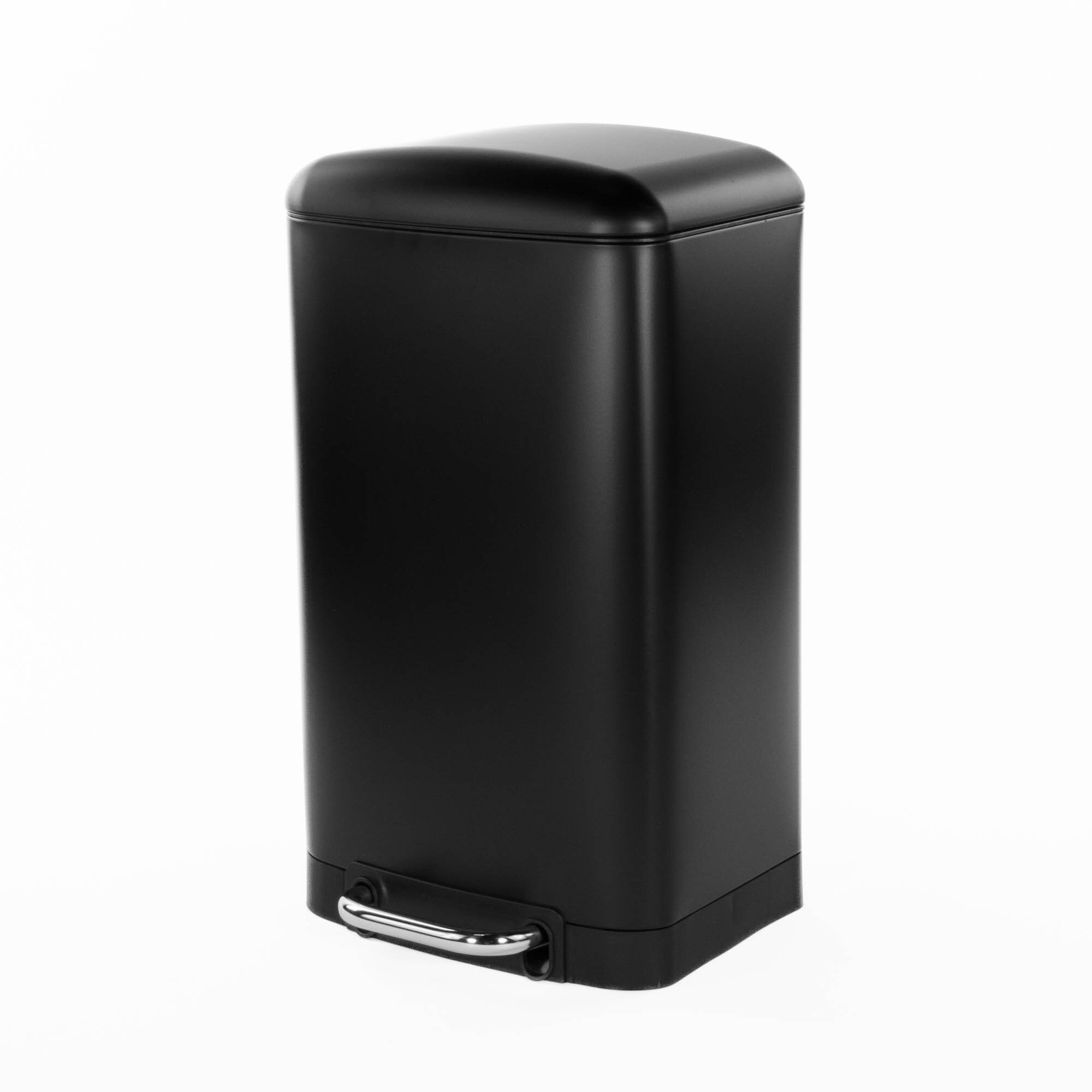 5five Simply Smart Koš na odpadky s pedálem ARIANE, 20 l, černý černá