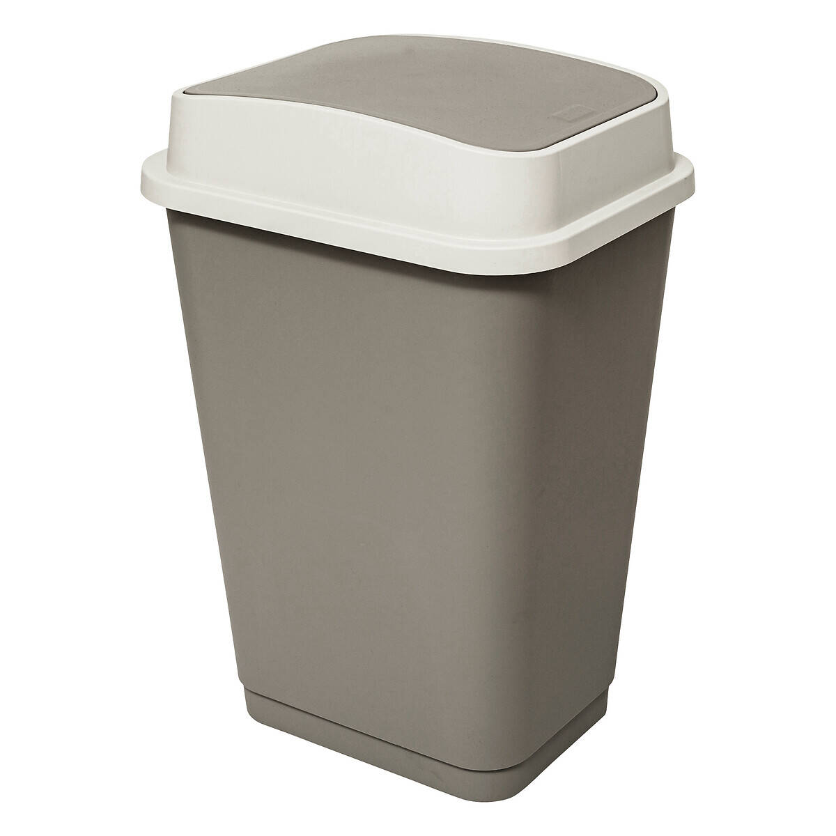 5five Simply Smart Koš na odpadky s výklopným víkem PLASTIC, 50 l šedá