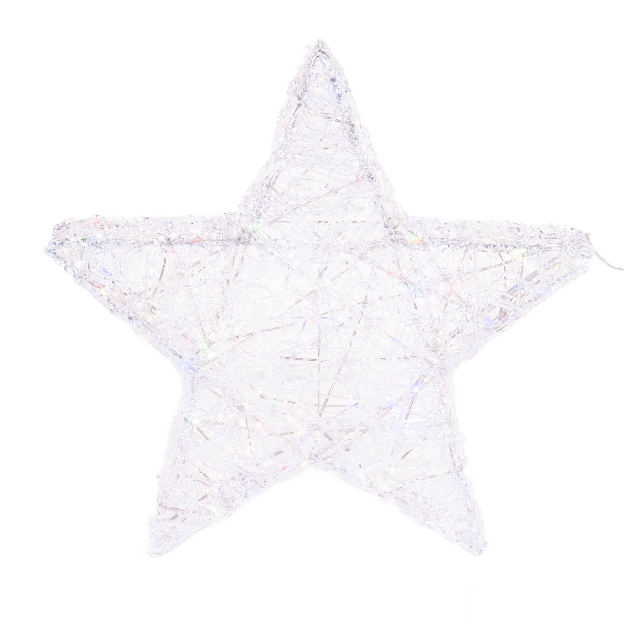 Fééric Lights and Christmas Dekorativní hvězda s LED osvětlením, 50 cm vícebarevná