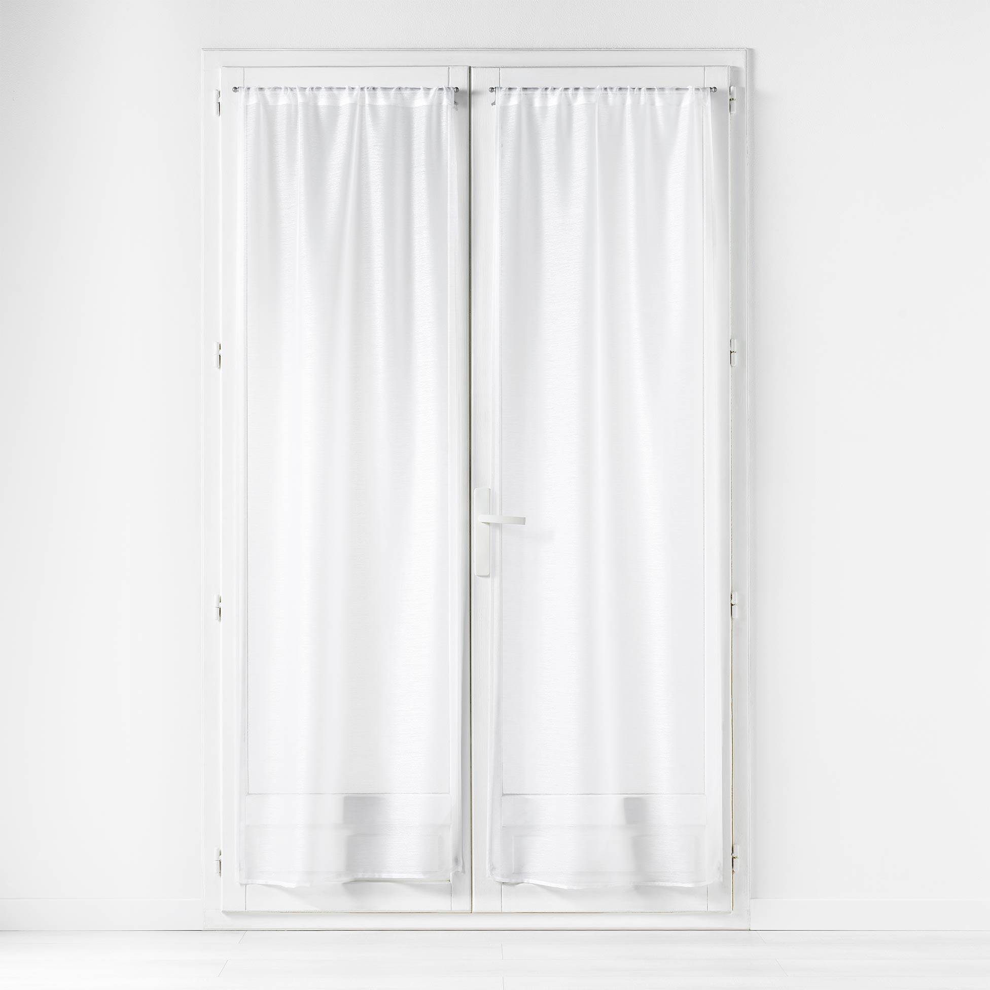 Douceur d'intérieur Sada dvou jednobarevných záclon, LISSEA, 70 x 200 cm bílá