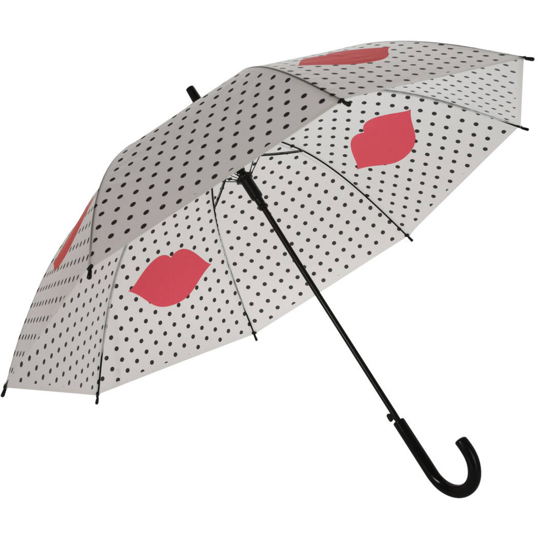 PIOVE Velký deštník s motivem úst Ø 110 cm vícebarevná