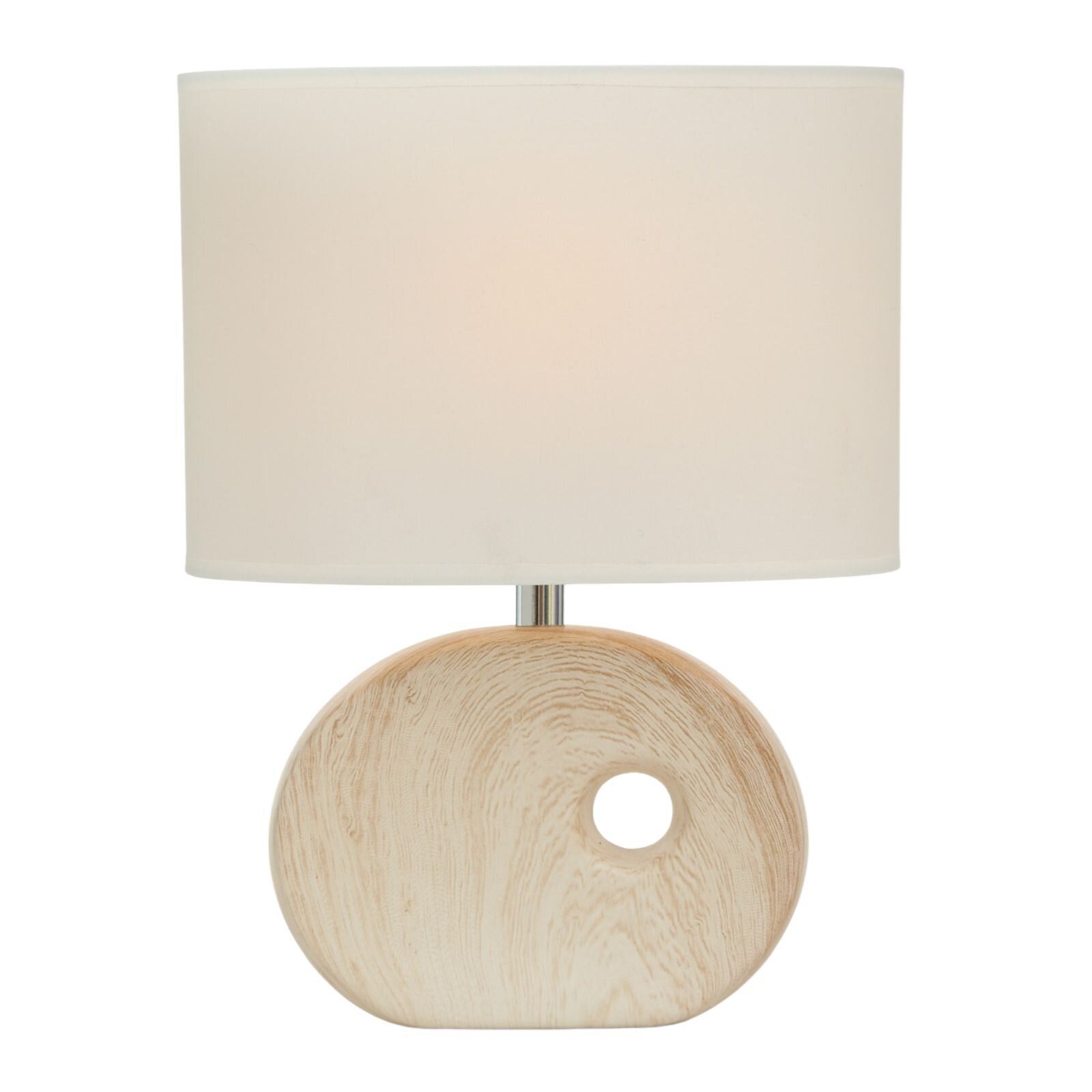 Boltze Stolní lampa OAKVILLE s porcelánovým podstavcem, 30 cm, béžová béžová 92623