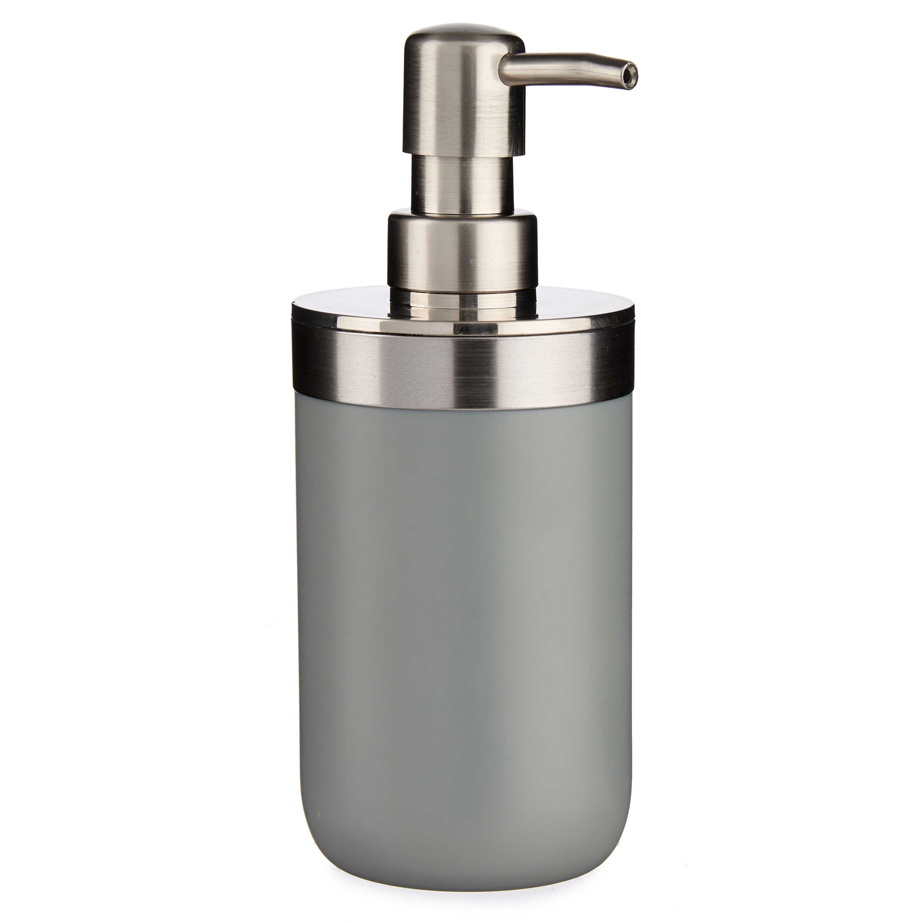 Berilo Dávkovač na mýdlo SILKY, 350 ml, šedý šedá