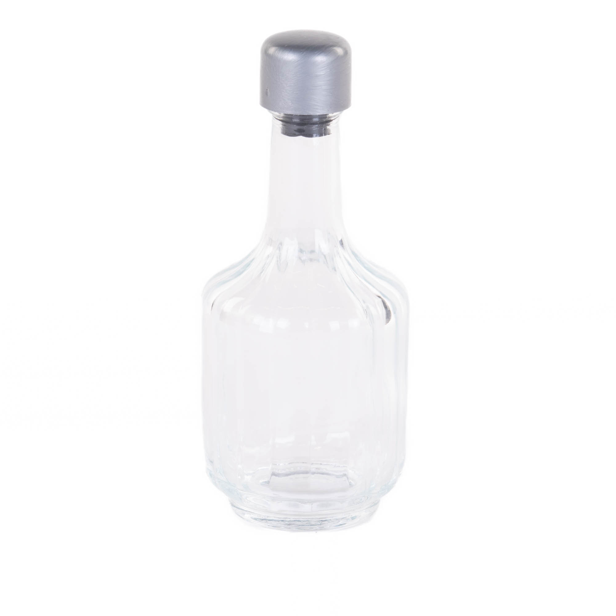 PRACTIC Skleněná karafa na koření, 150 ml, červené víčko transparentní