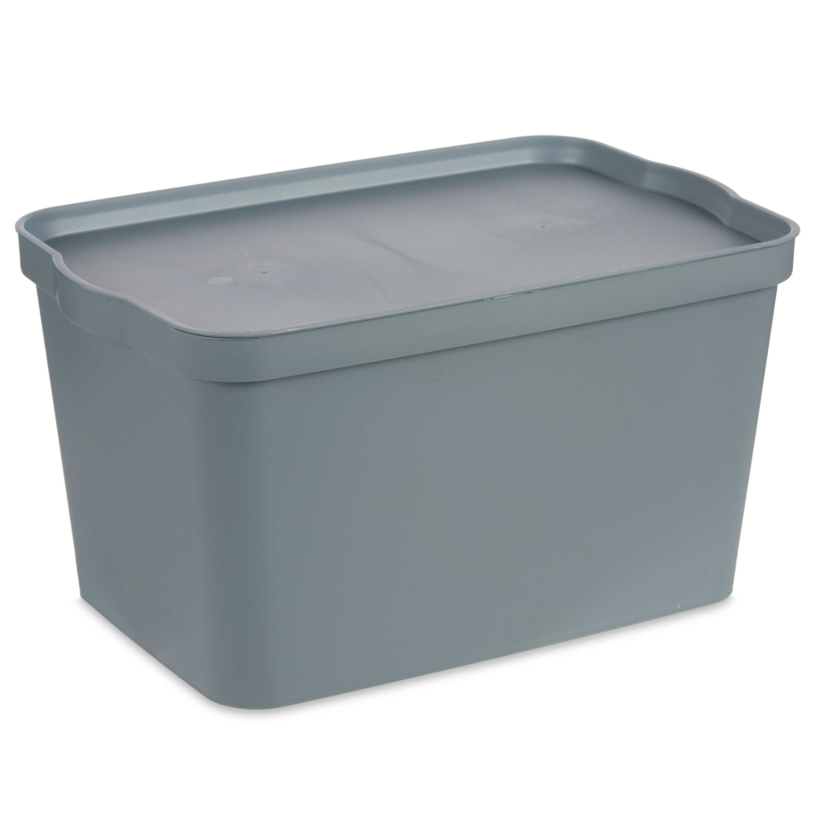Kipit Uzavíratelný box s víkem COMPACT, 24 l modrá