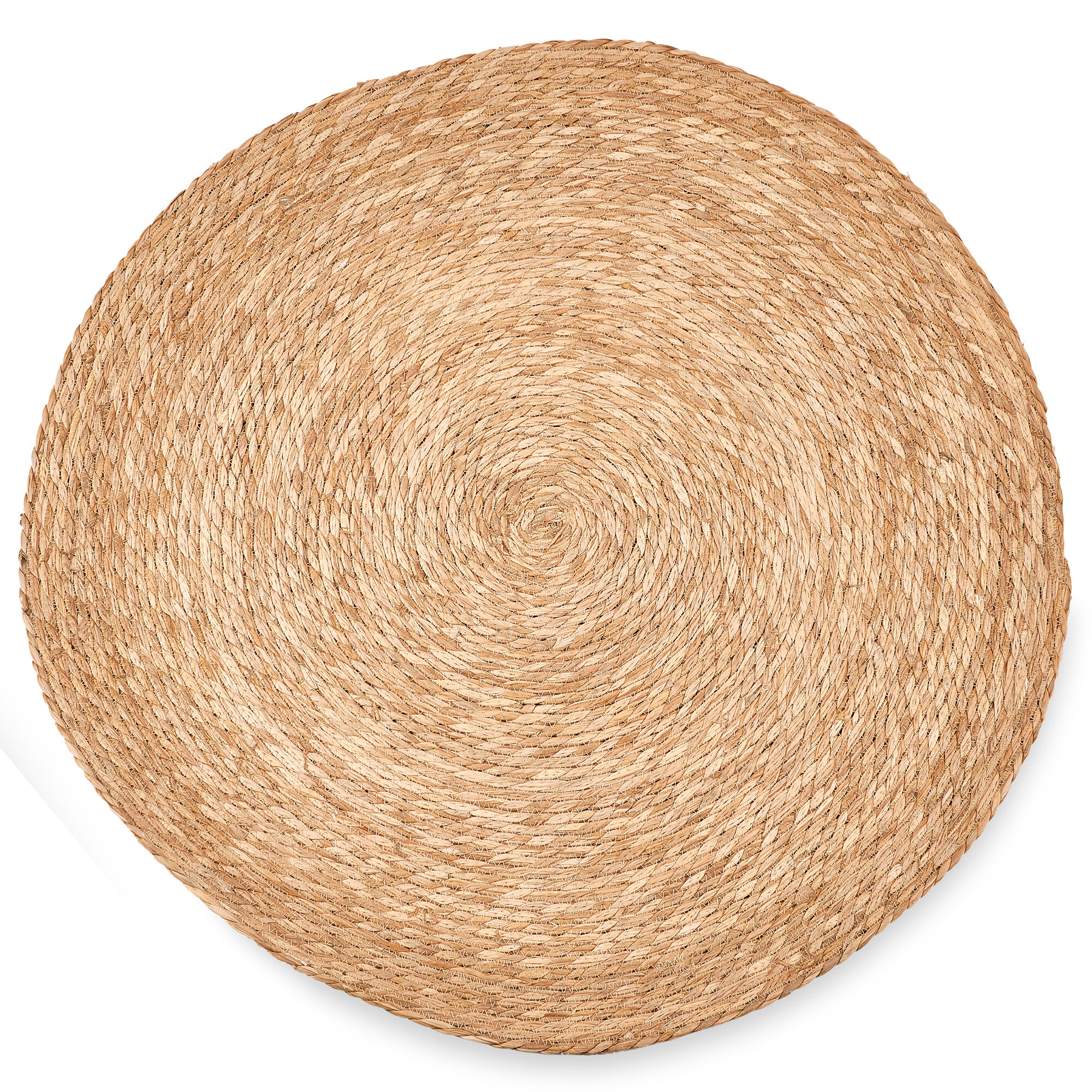 Giftdecor Pletený koberec ENRO, ⌀ 80 cm hnědá