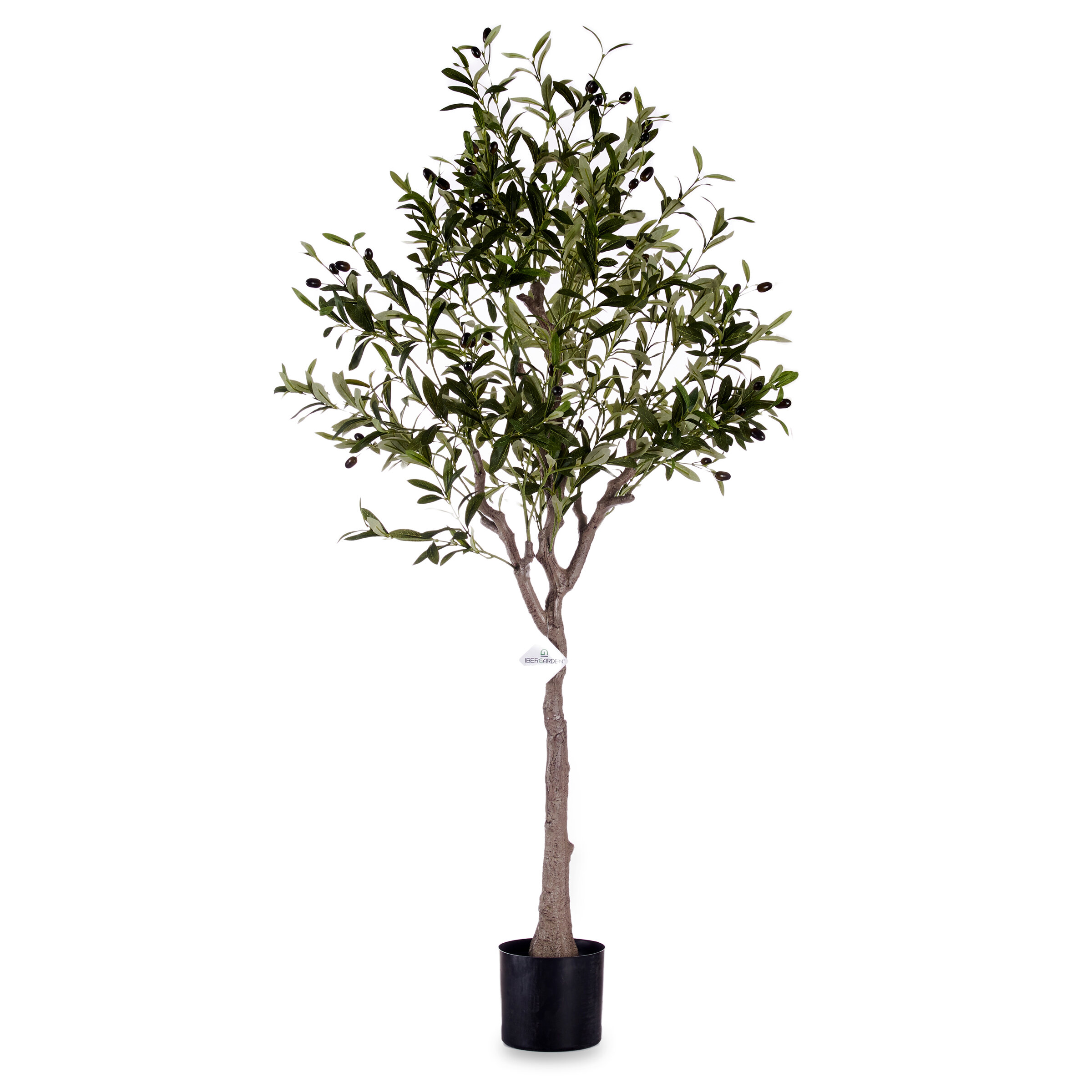 IBERGARDEN Umělý olivovník v květináči GRON, 130 cm vícebarevná